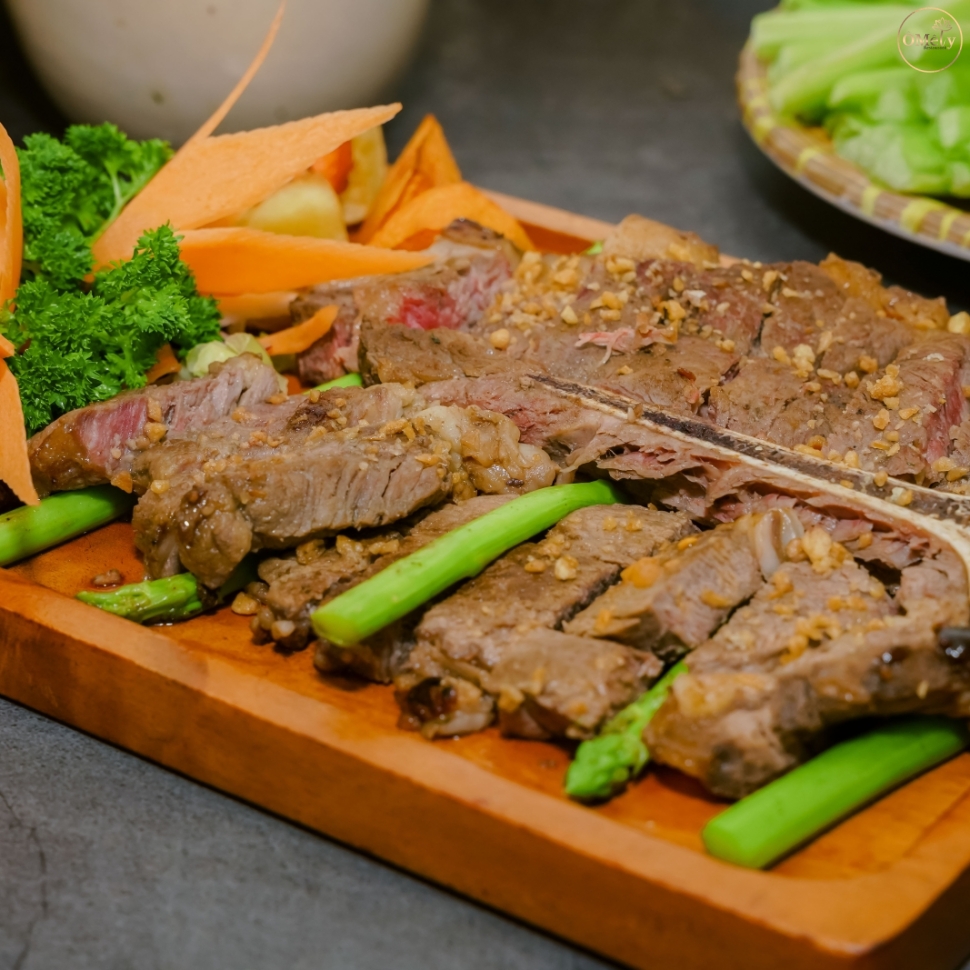 Sườn Bò Chữ T Áp Chảo